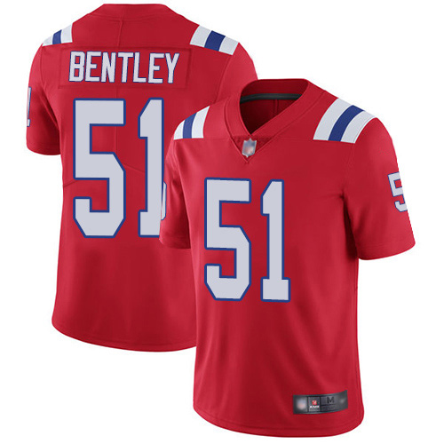 New England Patriots Football 51 Vapor Limited Red Men Ja Whaun Bentley Alternate NFL Jersey